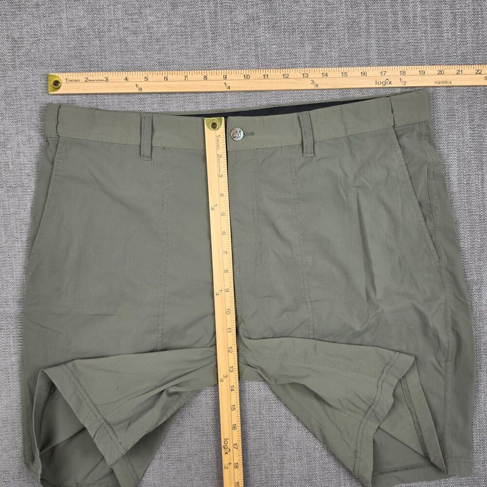 Marsh Wear Fishing Shorts Mens 38 Green Stretch Ripstop Chino Utility Outdoor - Picture 6 of 9